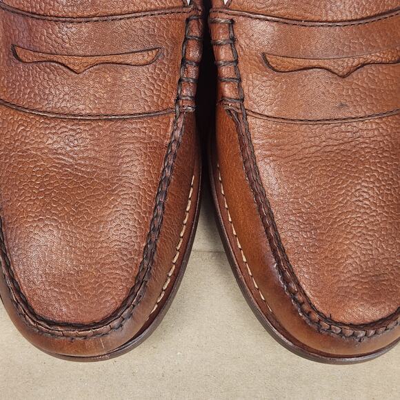Bass Weejun Penny Loafers Larson Seahorse Men’s SZ 10 D Brown Arch Support EUC - Picture 16 of 16